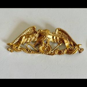Vintage MFA Museum “Gold” Patriotic Eagle Pin